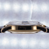 OMEGA Seamaster Ref.2849 18K Yellow Gold Black Gilt Dial w.Box and Paper