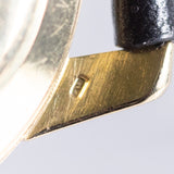 OMEGA Seamaster Ref.2849 18K Yellow Gold Black Gilt Dial w.Box and Paper