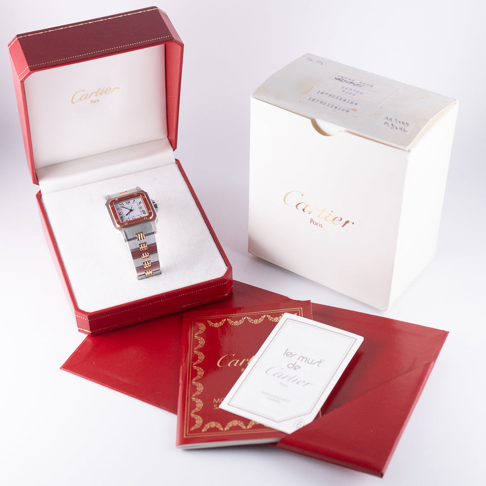 CARTIER LM Santos Ref.2961 MINT CONDITION w.BOX and Paper