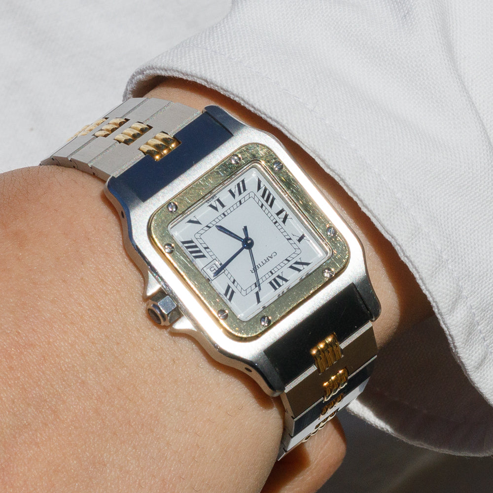 CARTIER LM Santos Ref.2961 MINT CONDITION w.BOX and Paper