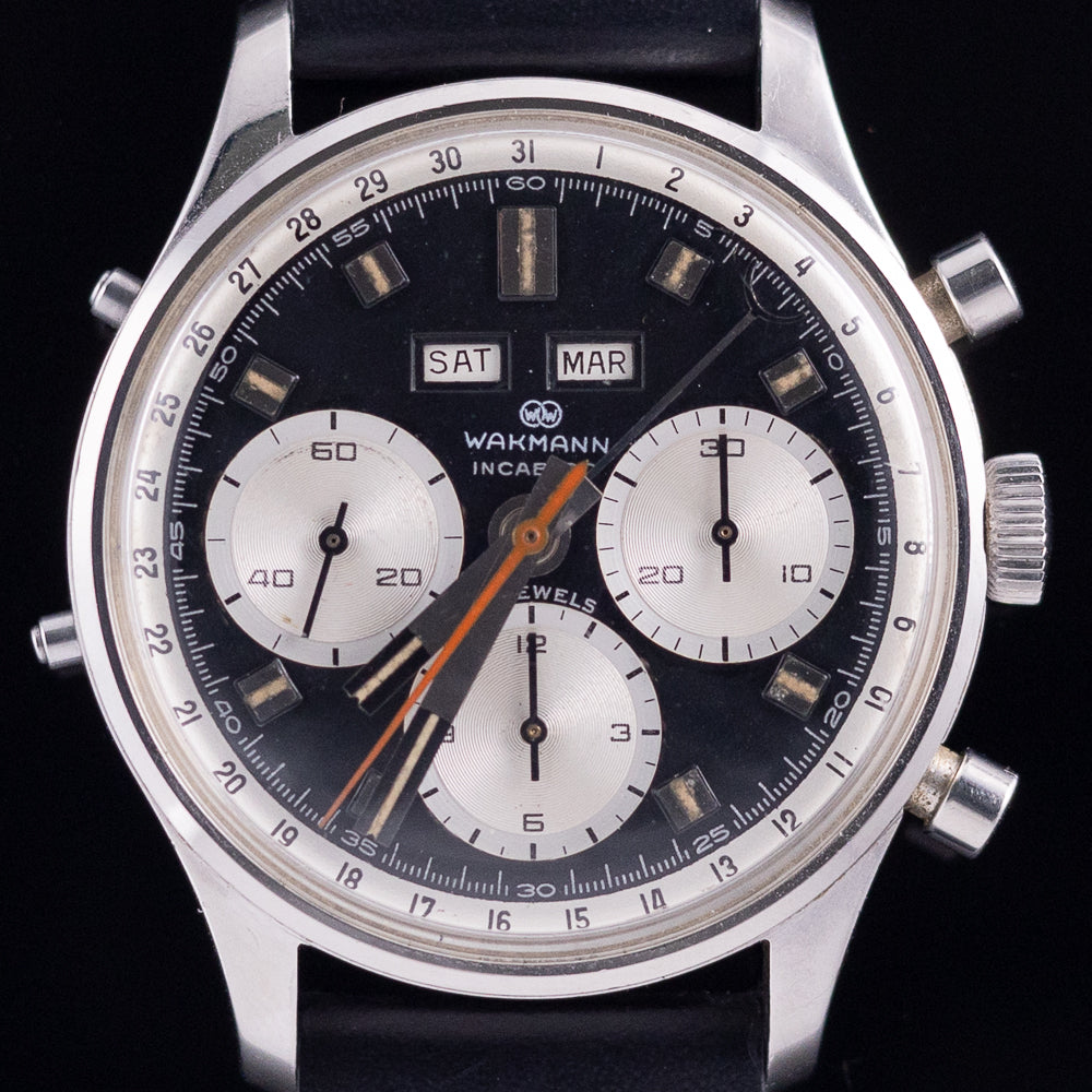 Wakmann Incabloc Triple Date Chronograph Ref.71.1309.70