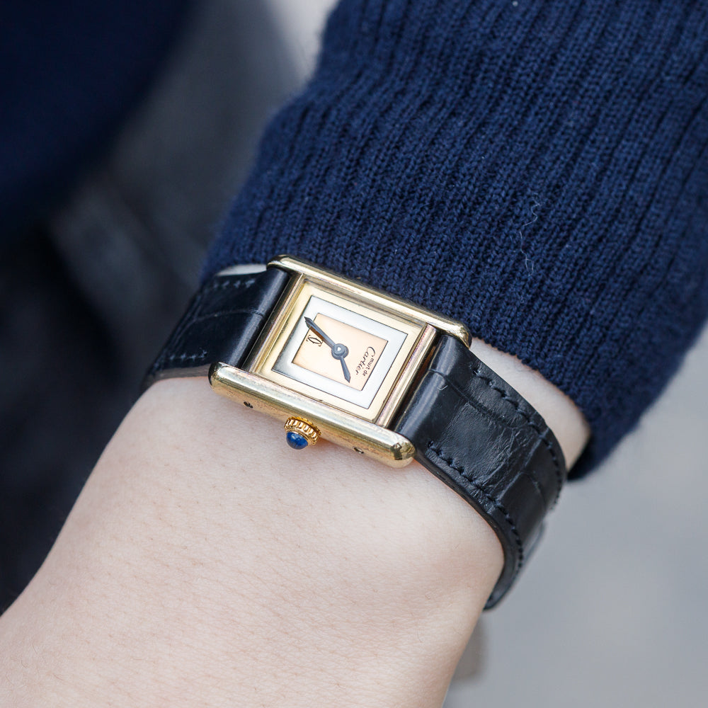 CARTIER SM Must de tank Trinity Dial
