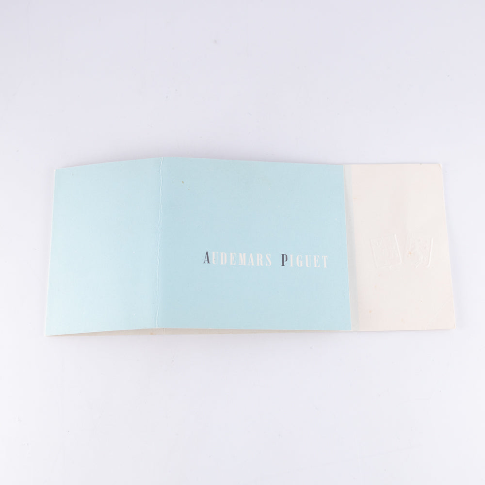 AUDEMARS PIGUET Ref.5369 Tonneau W.WARRANTY PAPER