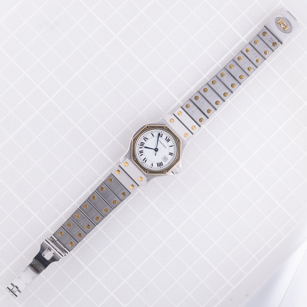 CARTIER LM SANTOS OCTAGON Automatic Ref.2966