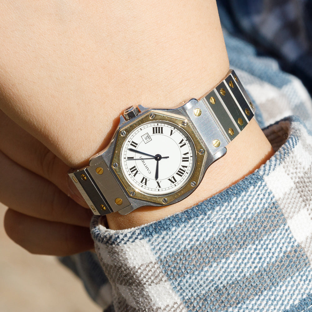 CARTIER LM SANTOS OCTAGON Automatic Ref.2966