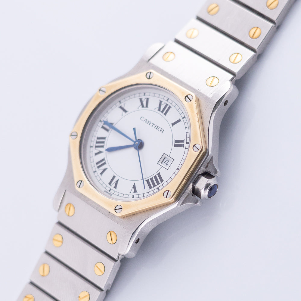 CARTIER LM SANTOS OCTAGON Automatic Ref.2966
