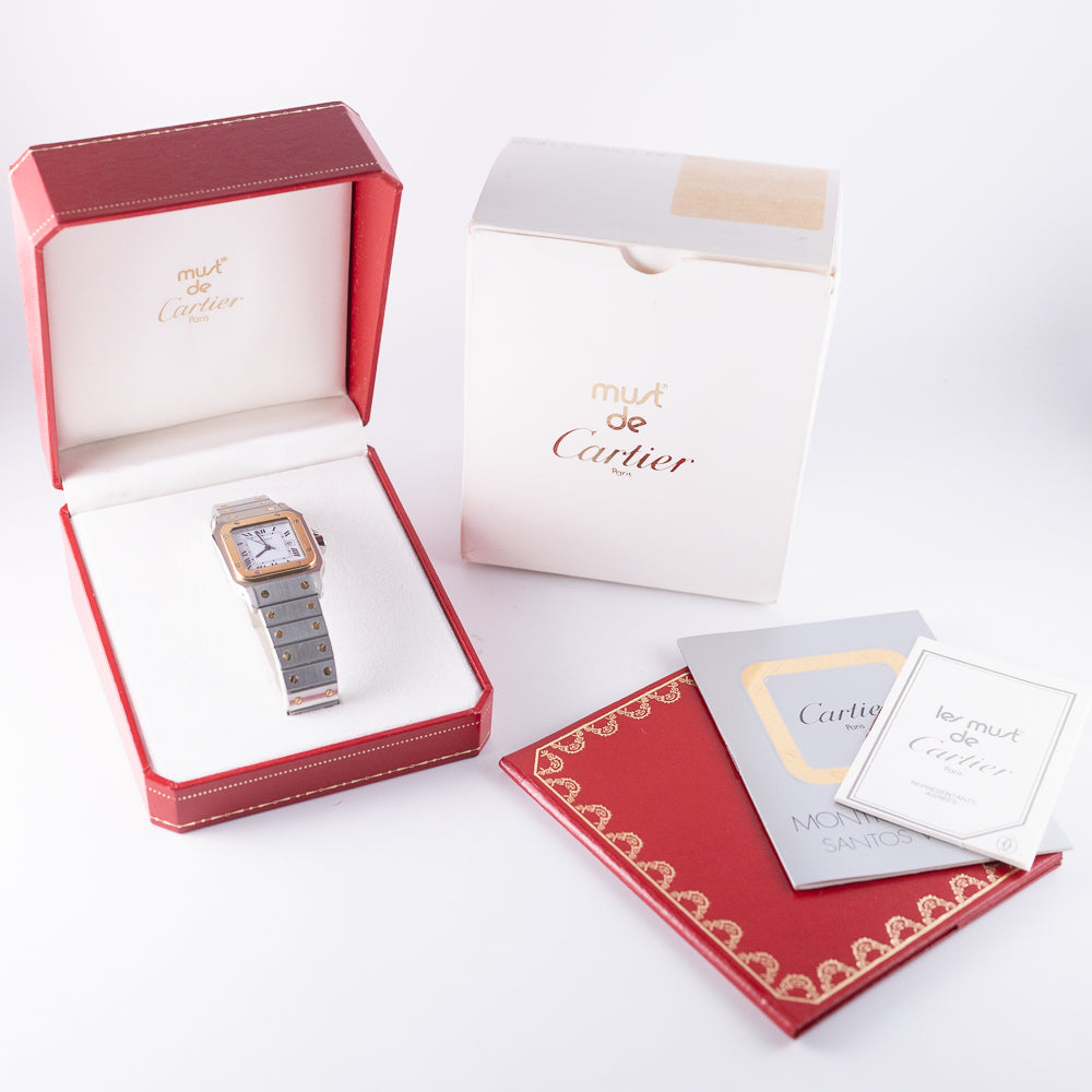 CARTIER LM Santos Ref.2961 AUTOMATIC Super Mint W.BOX