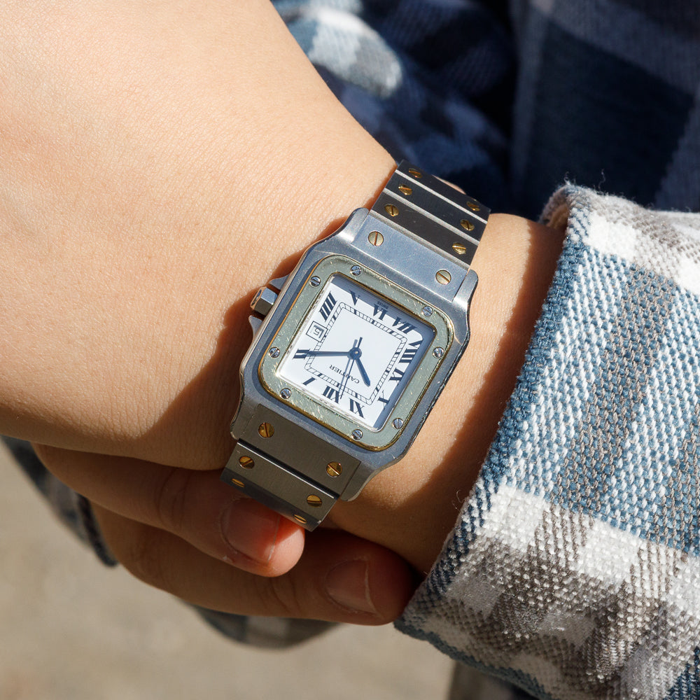 CARTIER LM Santos Ref.2961 AUTOMATIC Super Mint W.BOX