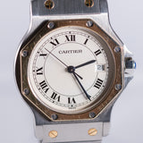 CARTIER LM SANTOS OCTAGON Ref.187902 NOS W.BOX&PAPER