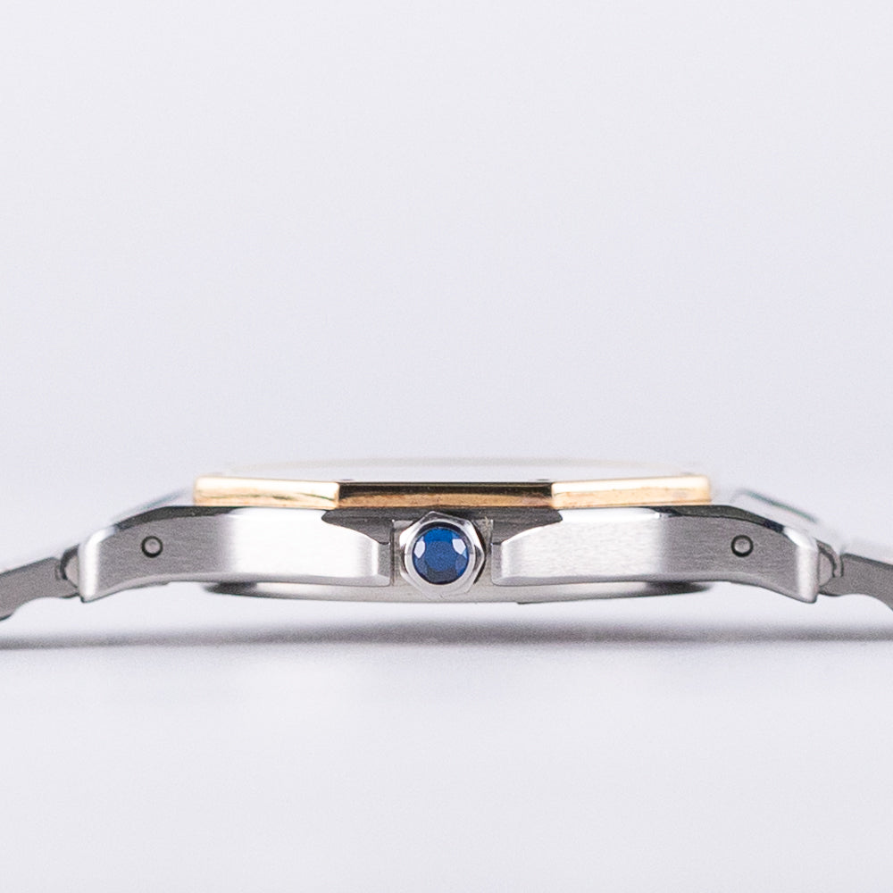 CARTIER LM SANTOS OCTAGON Ref.187902 NOS W.BOX&PAPER