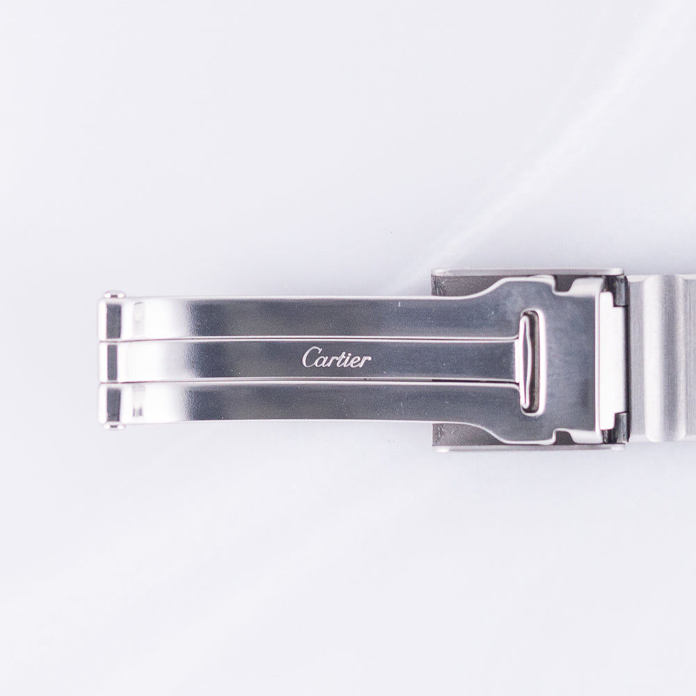 CARTIER LM SANTOS OCTAGON Ref.187902 NOS W.BOX&PAPER