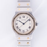 CARTIER LM SANTOS OCTAGON Ref.187902 NOS W.BOX&PAPER