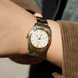 ROLEX Hooded BUBBLE BACK Ref.6065 w.CHROMWELL Bracelet