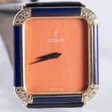 CORUM Coral Dial Lapis Lazuli Bezel Ref.27538 w.BOX