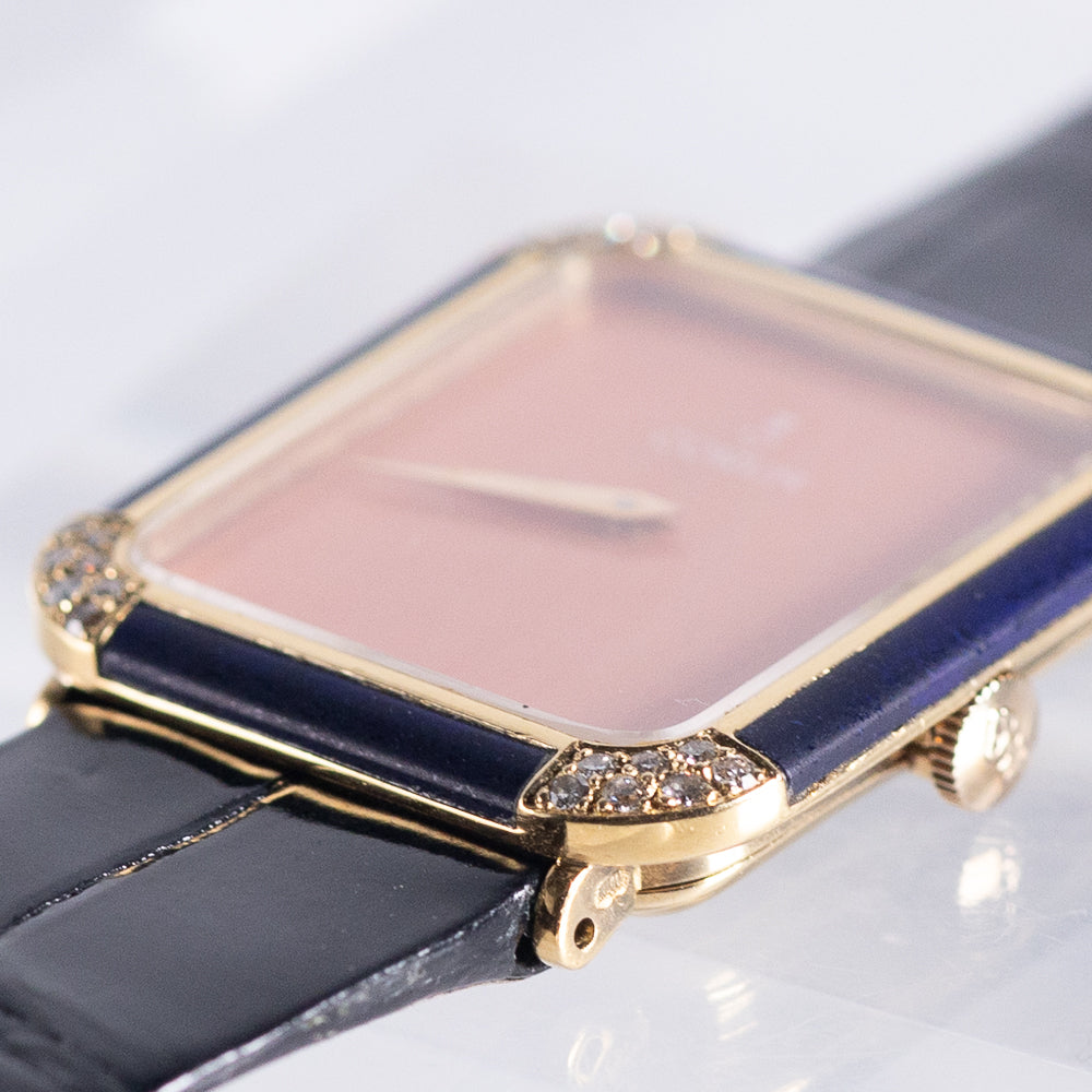 CORUM Coral Dial Lapis Lazuli Bezel Ref.27538 w.BOX