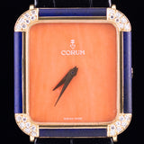 CORUM Coral Dial Lapis Lazuli Bezel Ref.27538 w.BOX