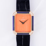 CORUM Coral Dial Lapis Lazuli Bezel Ref.27538 w.BOX