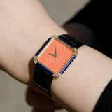 CORUM Coral Dial Lapis Lazuli Bezel Ref.27538 w.BOX