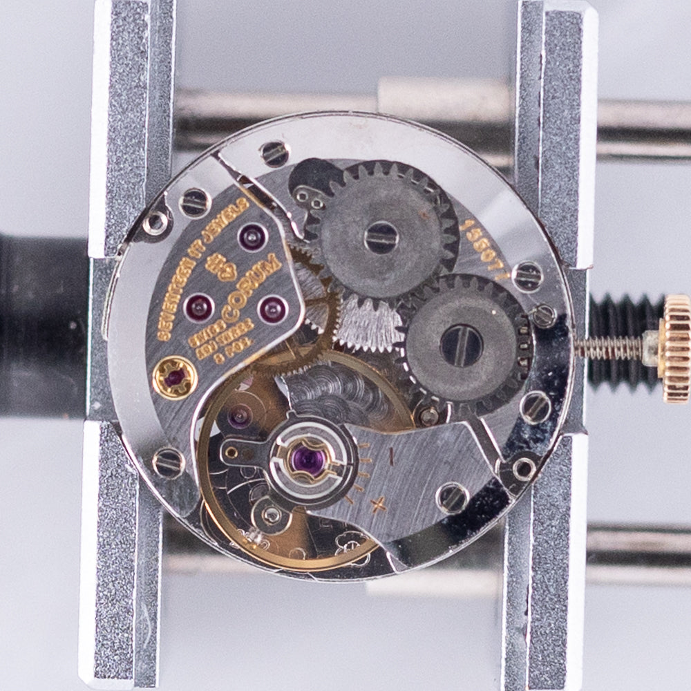 CORUM Coral Dial Lapis Lazuli Bezel Ref.27538 w.BOX
