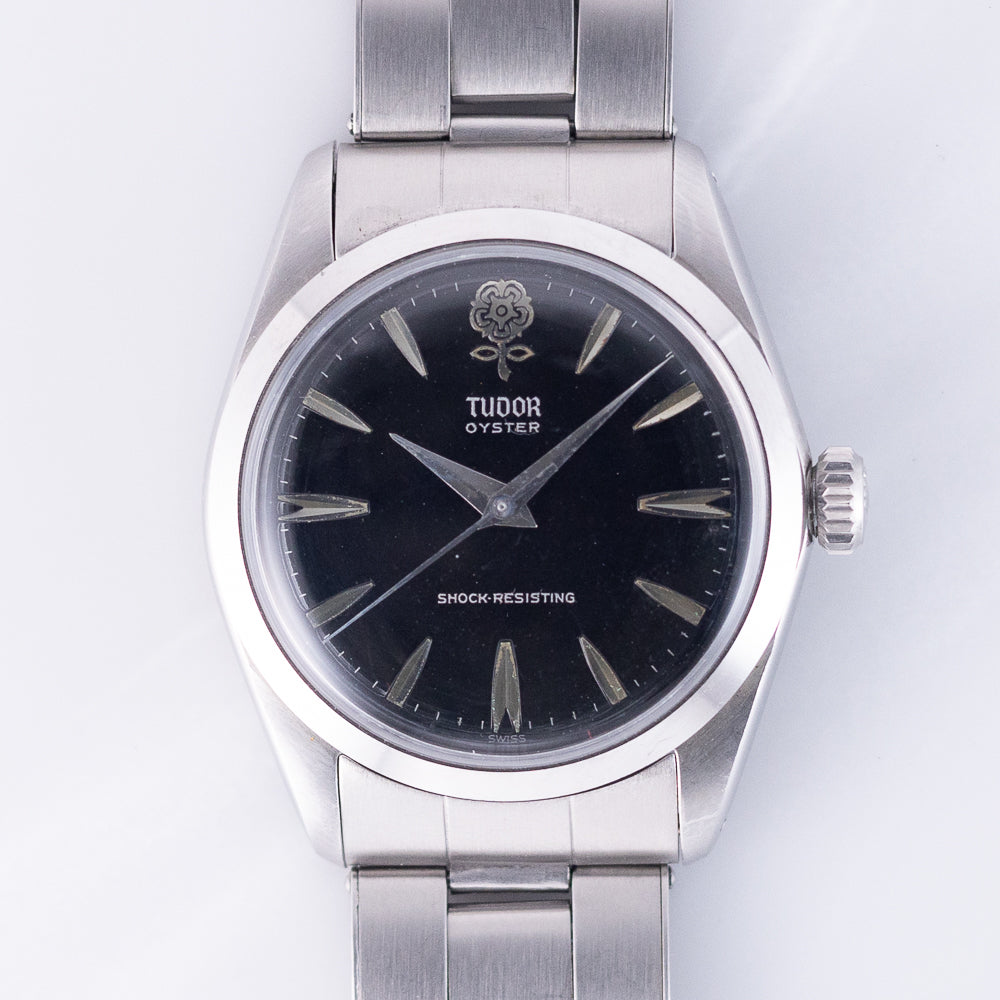 TUDOR Original Big Rose Black mirror Dial Ref.7934