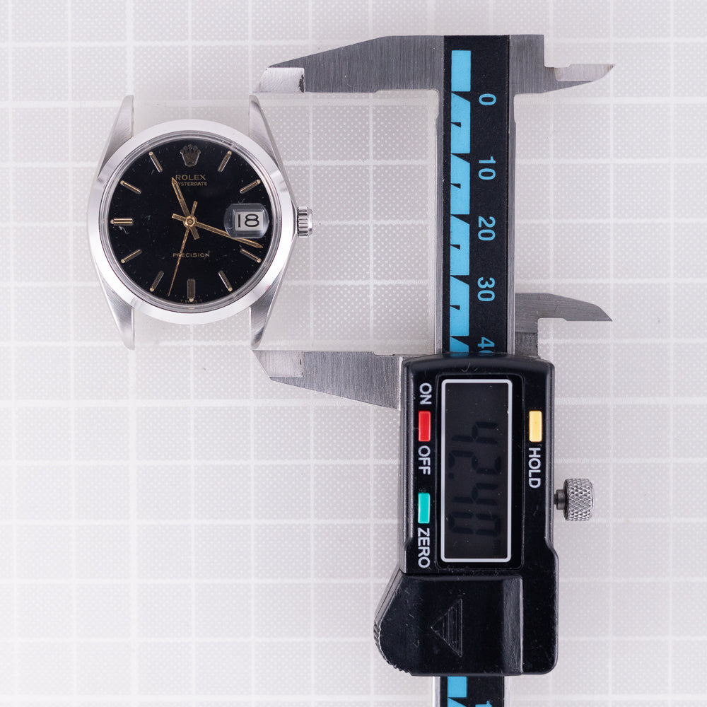 ROLEX OYSTERDATE Ref.6694 Black Mirror Dial