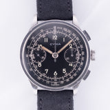 CYMA Black Gilt Dial Cylinder Case Valjoux 22