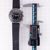 CYMA Black Gilt Dial Cylinder Case Valjoux 22