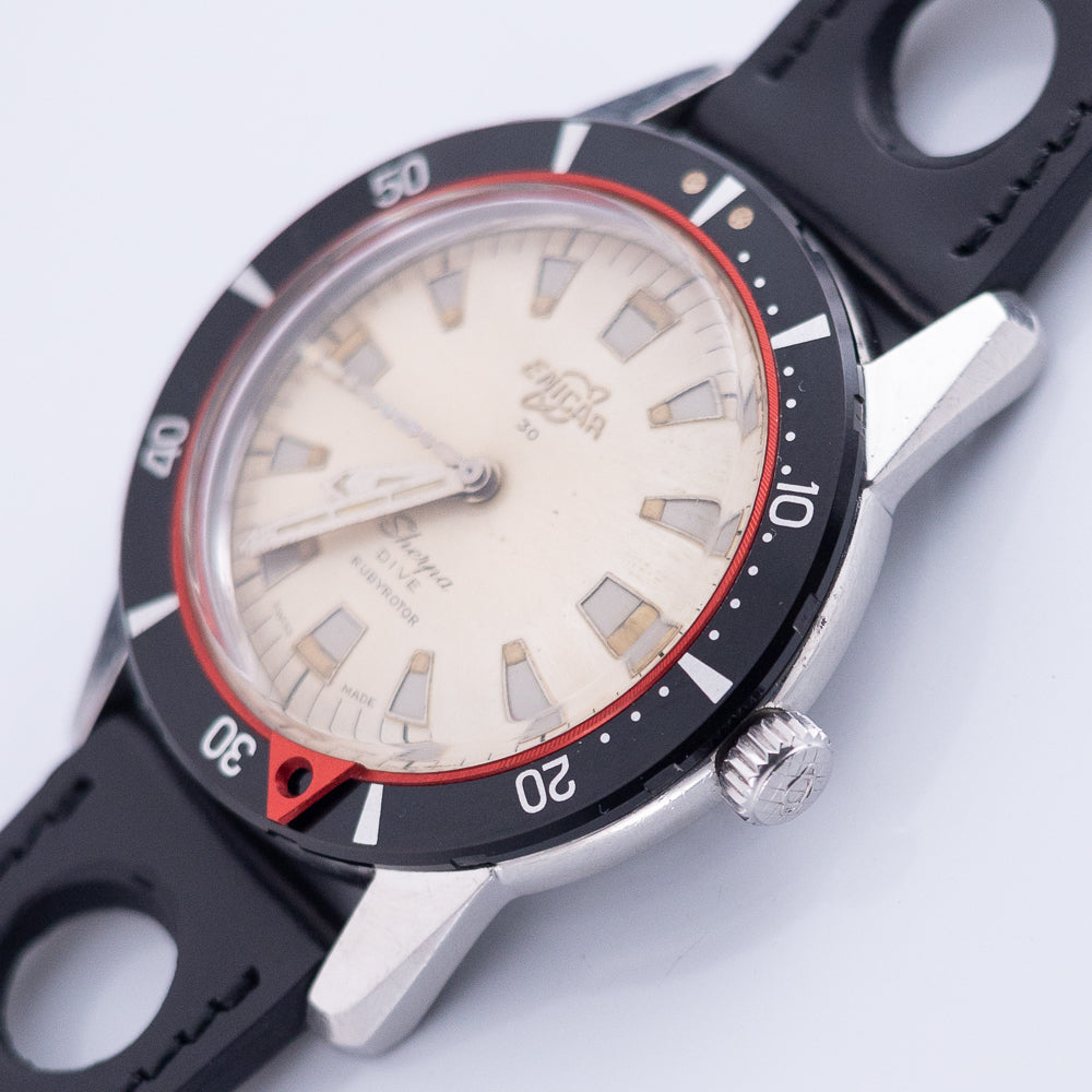 ENICAR RARE White Dial Ref.100/224