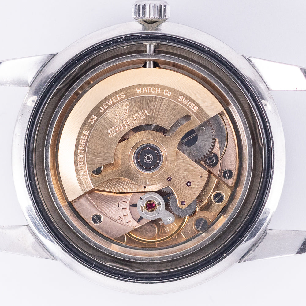 ENICAR RARE White Dial Ref.100/224