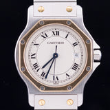 CARTIER LM SANTOS OCTAGON Ref.187902 W.BOX