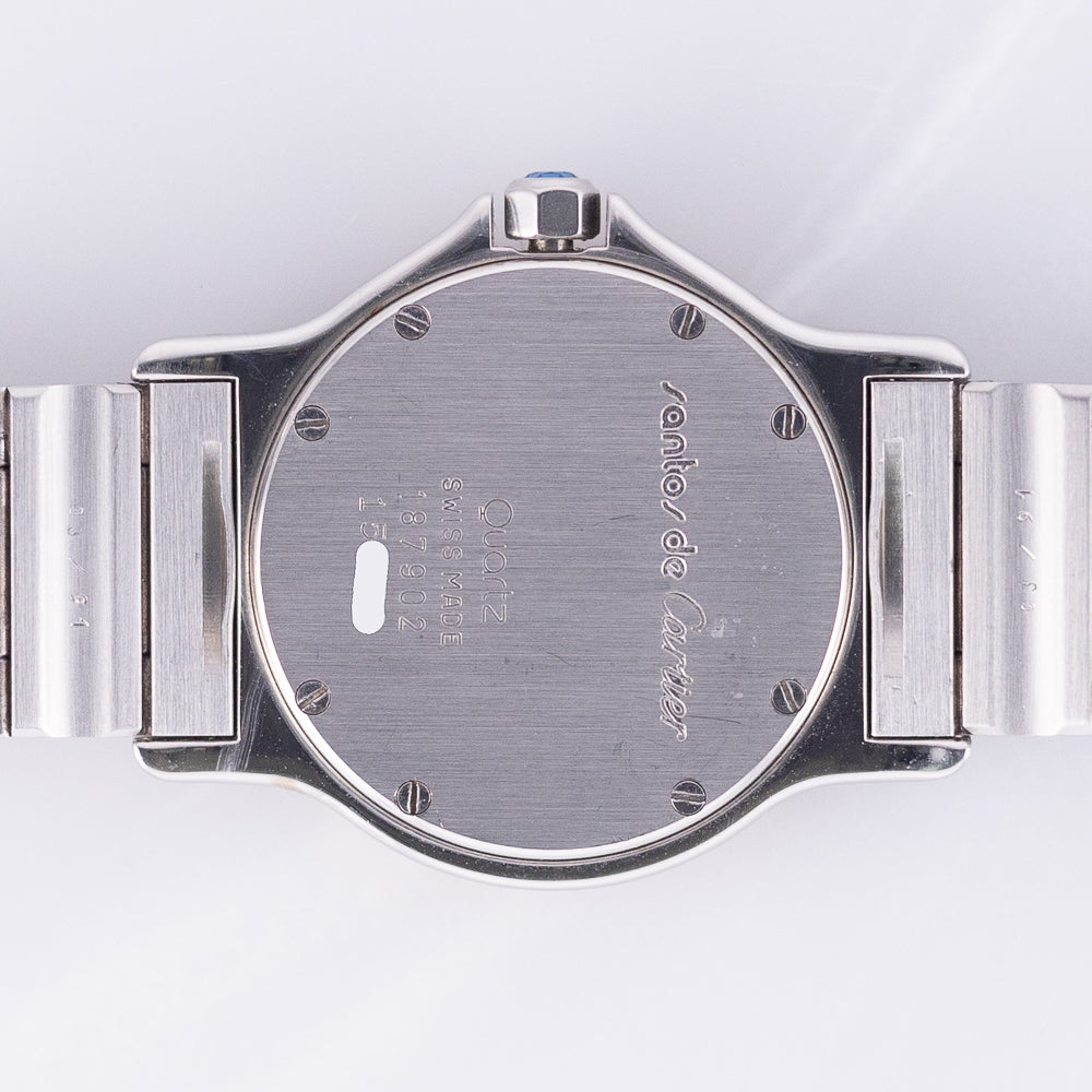 CARTIER LM SANTOS OCTAGON Ref.187902 W.BOX