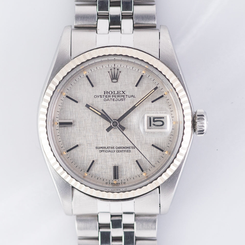 ROLEX DATEJUST Ref.1601 Linen Dial
