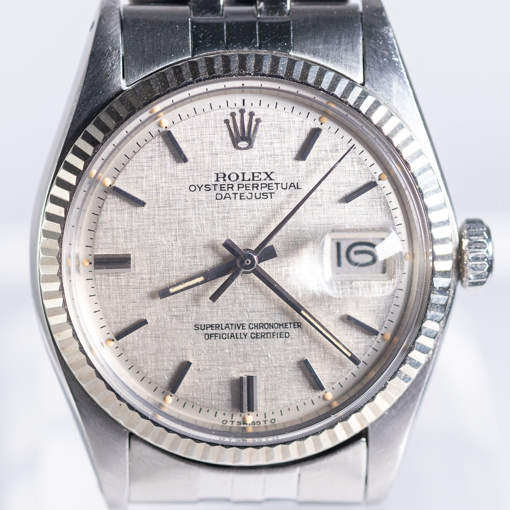 ROLEX DATEJUST Ref.1601 Linen Dial