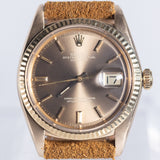 ROLEX DATEJUST Ref.1601 Brown Dial 18K Yellow Gold