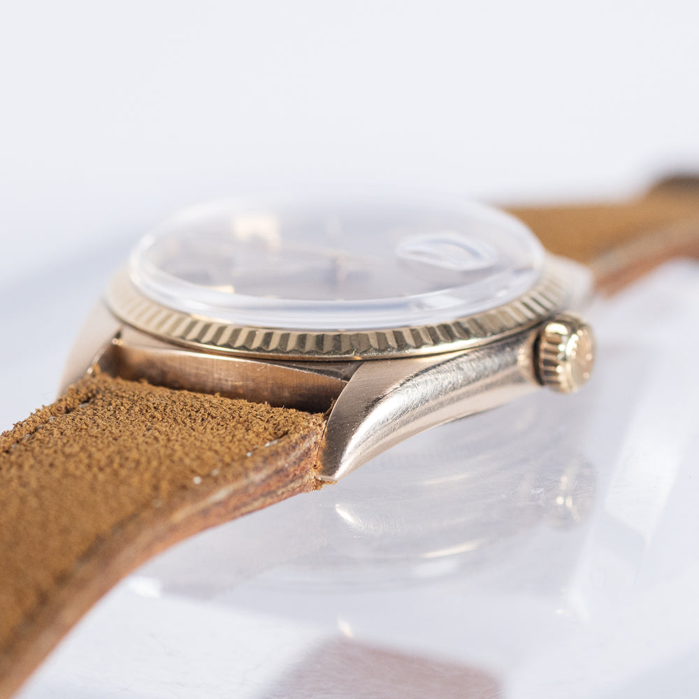 ROLEX DATEJUST Ref.1601 Brown Dial 18K Yellow Gold