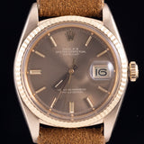 ROLEX DATEJUST Ref.1601 Brown Dial 18K Yellow Gold