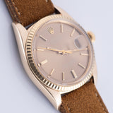 ROLEX DATEJUST Ref.1601 Brown Dial 18K Yellow Gold