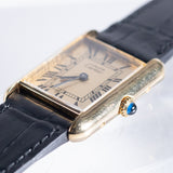 CARTIER LM Must TANK 1st Gold Dial