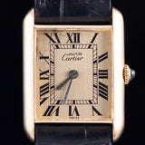 CARTIER LM Must TANK 1st Gold Dial