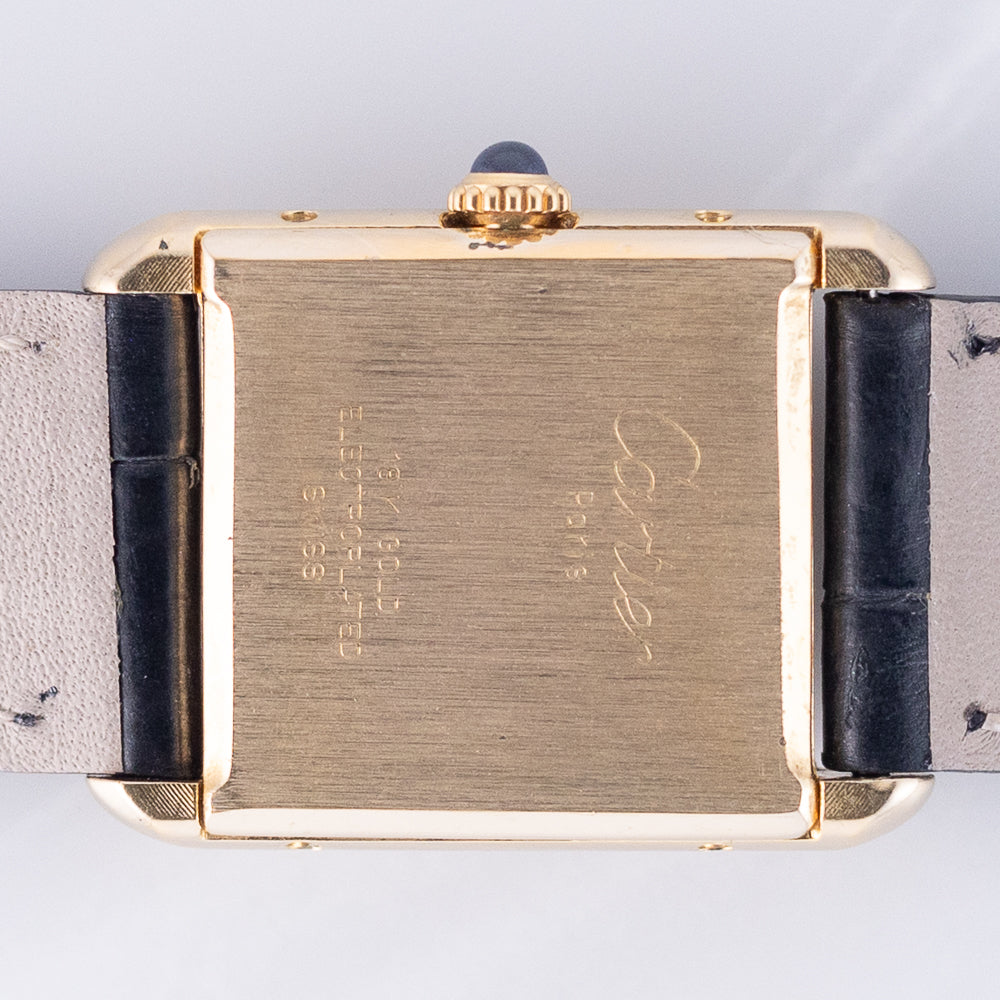 CARTIER LM Must TANK 1st Gold Dial