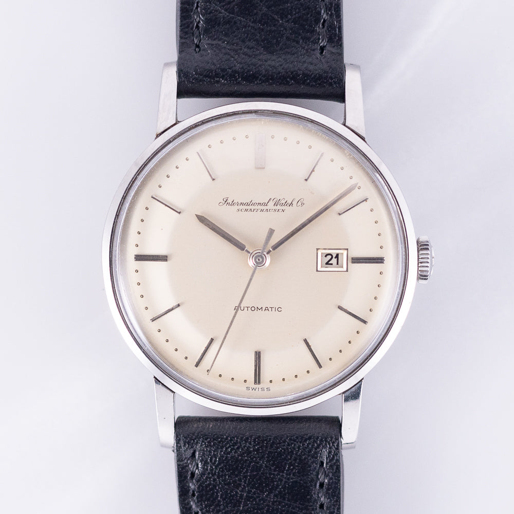 IWC Automatic Date Cal.8531 Bombe Dial Old Fish Crown