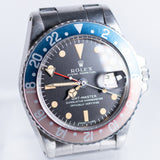 ROLEX GMT-MASTER Ref.1675 matte MK1 pumpkin Lume