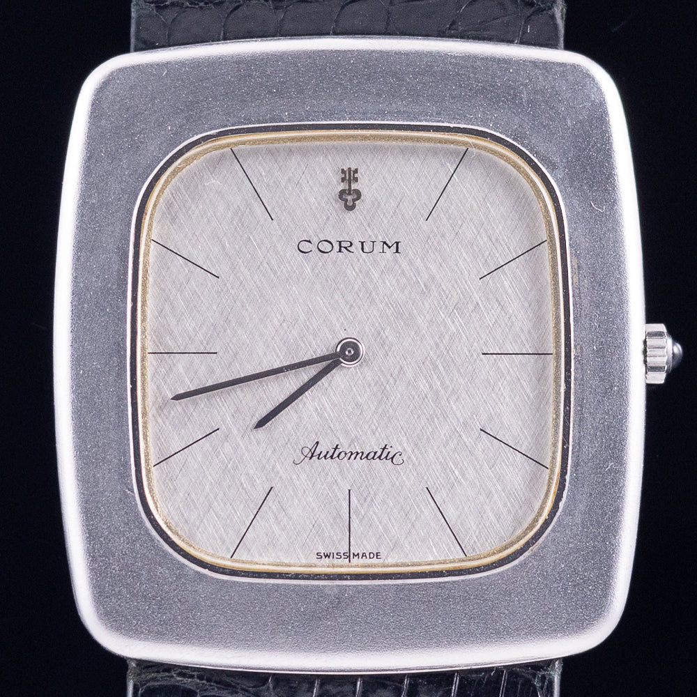 CORUM Ref.58301 Jumbo 18K White Gold Automatic 35 Jewels Cal.37 w.BOX