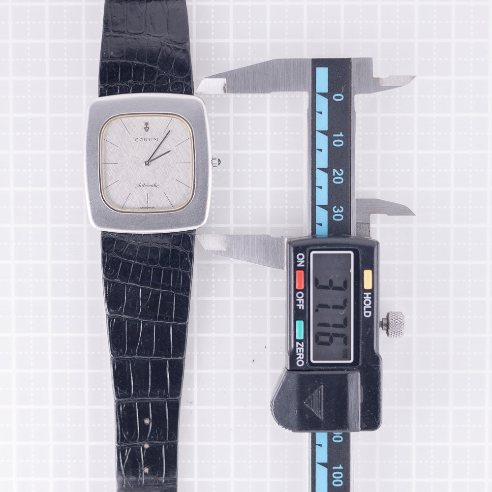 CORUM Ref.58301 Jumbo 18K White Gold Automatic 35 Jewels Cal.37 w.BOX