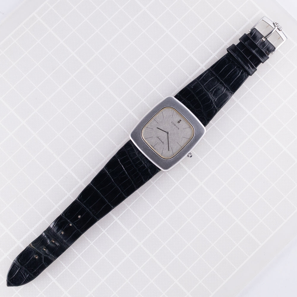 CORUM Ref.58301 Jumbo 18K White Gold Automatic 35 Jewels Cal.37 w.BOX