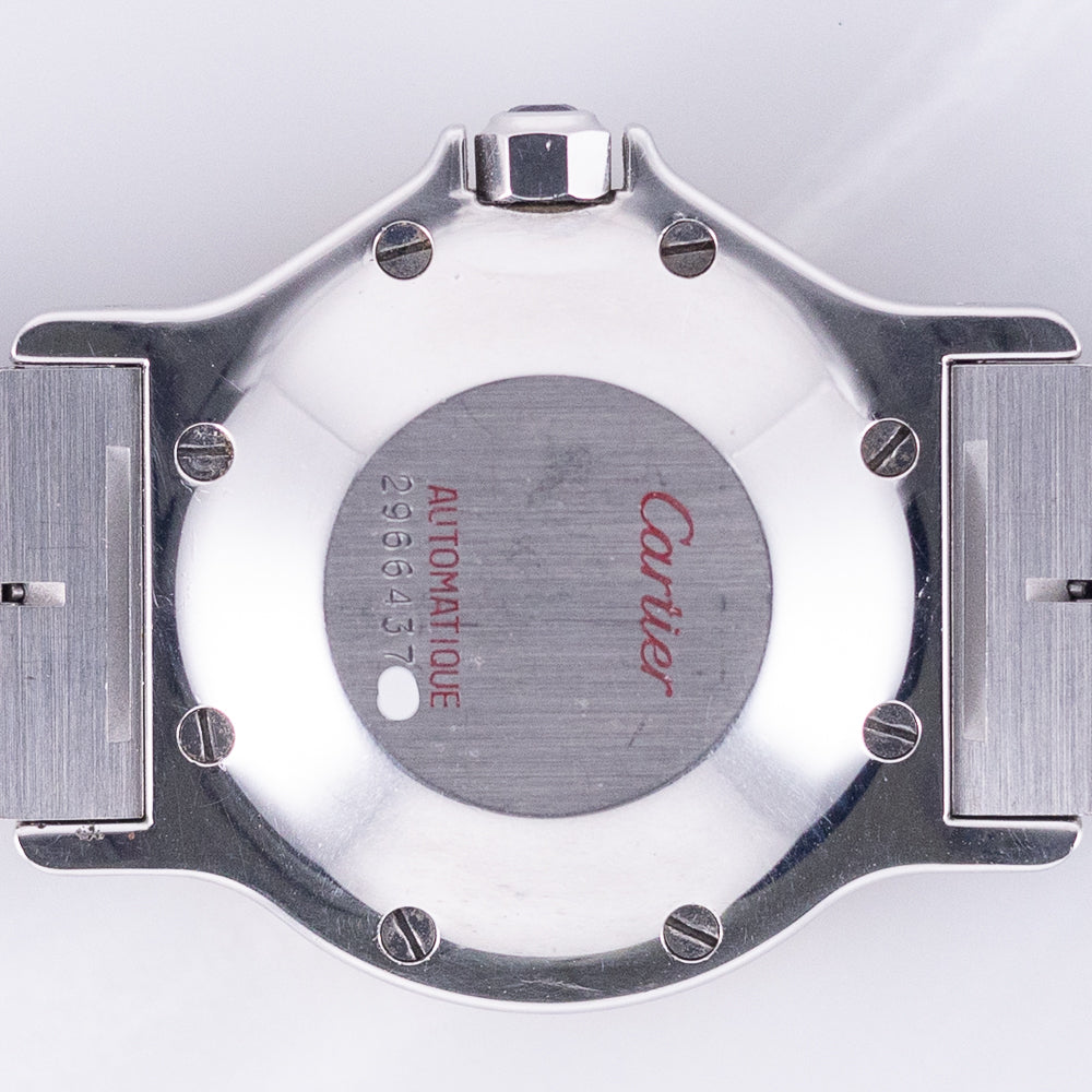 CARTIER LM SANTOS OCTAGON Automatic Ref.2966 NO Crack Dial