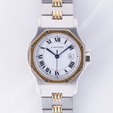 CARTIER LM SANTOS OCTAGON Ref.2966 Godron Bracelet