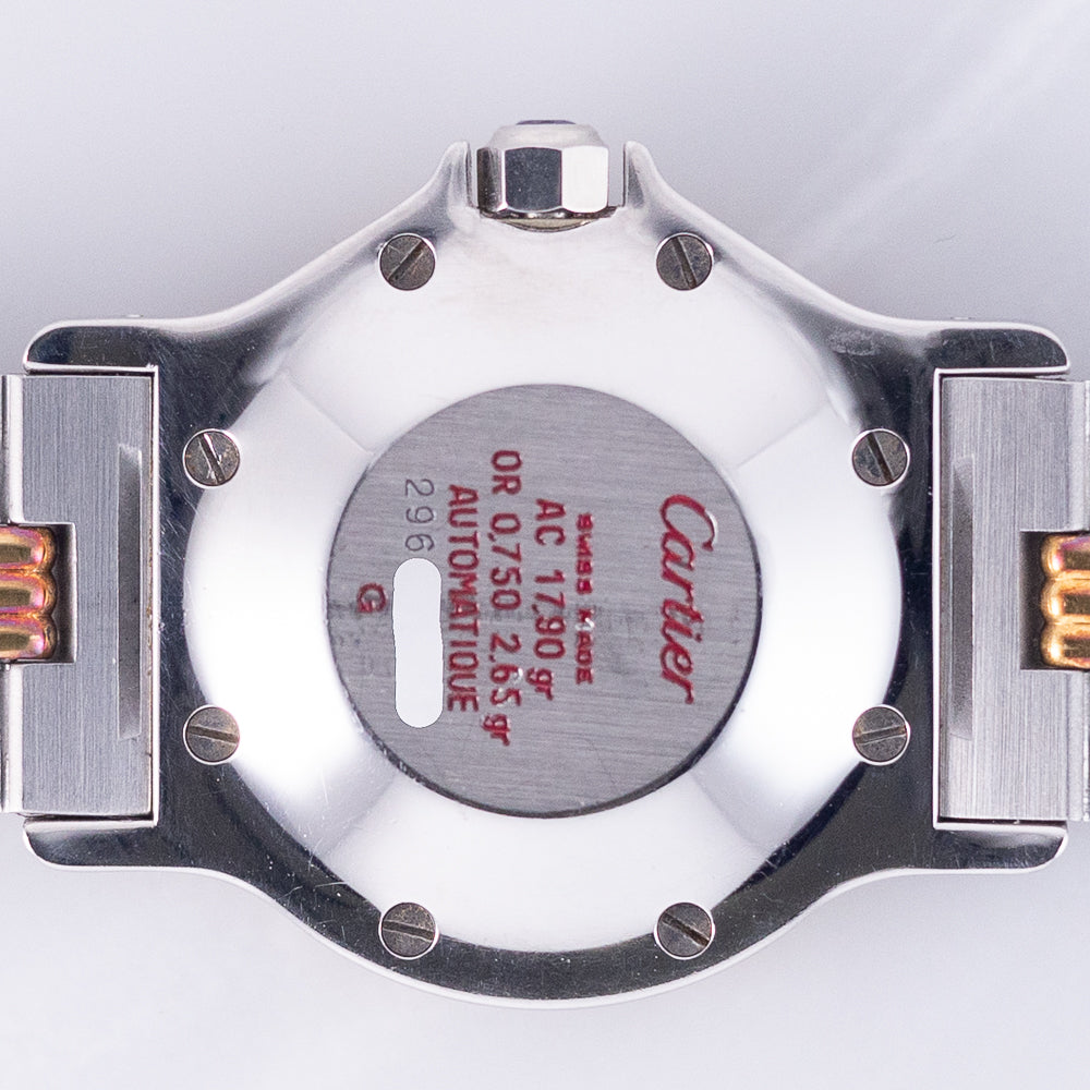 CARTIER LM SANTOS OCTAGON Ref.2966 Godron Bracelet