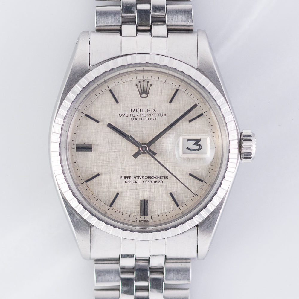 ROLEX DATEJUST Ref.1603 LINEN DIAL NO LUMINOUS