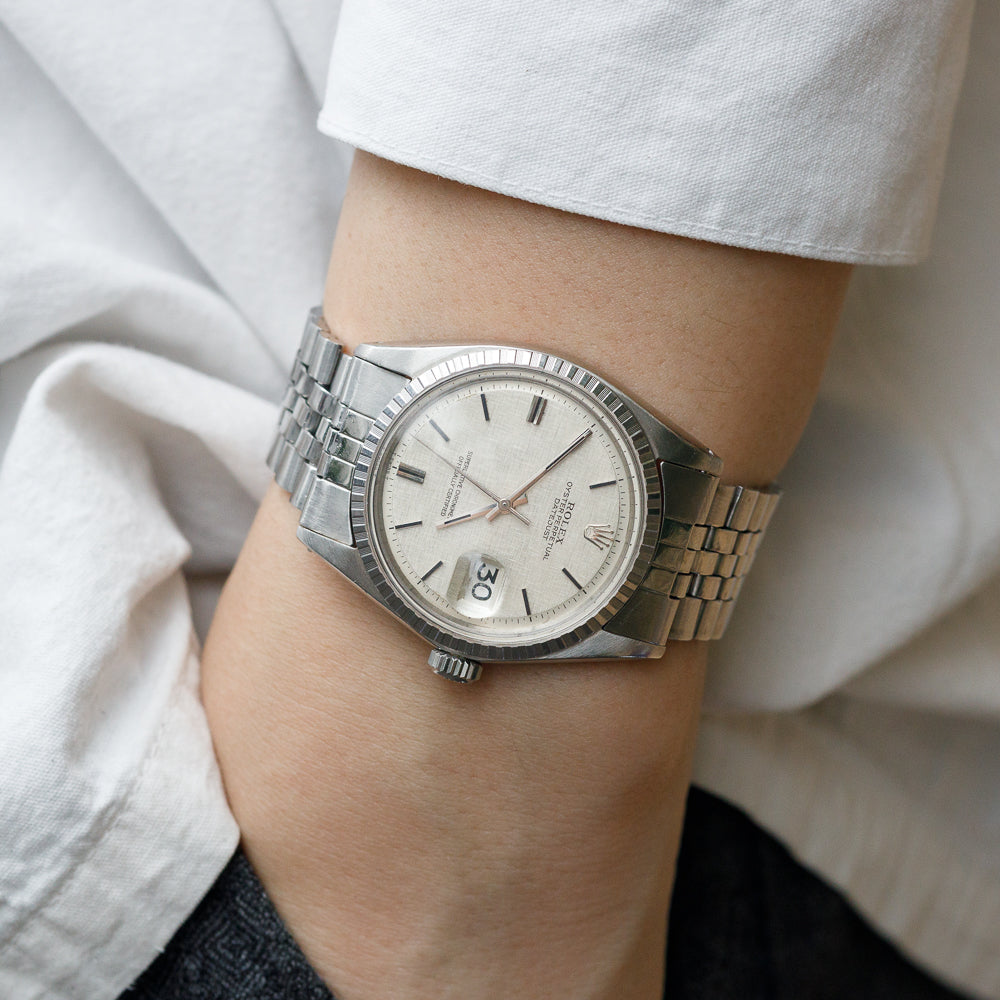ROLEX DATEJUST Ref.1603 LINEN DIAL NO LUMINOUS